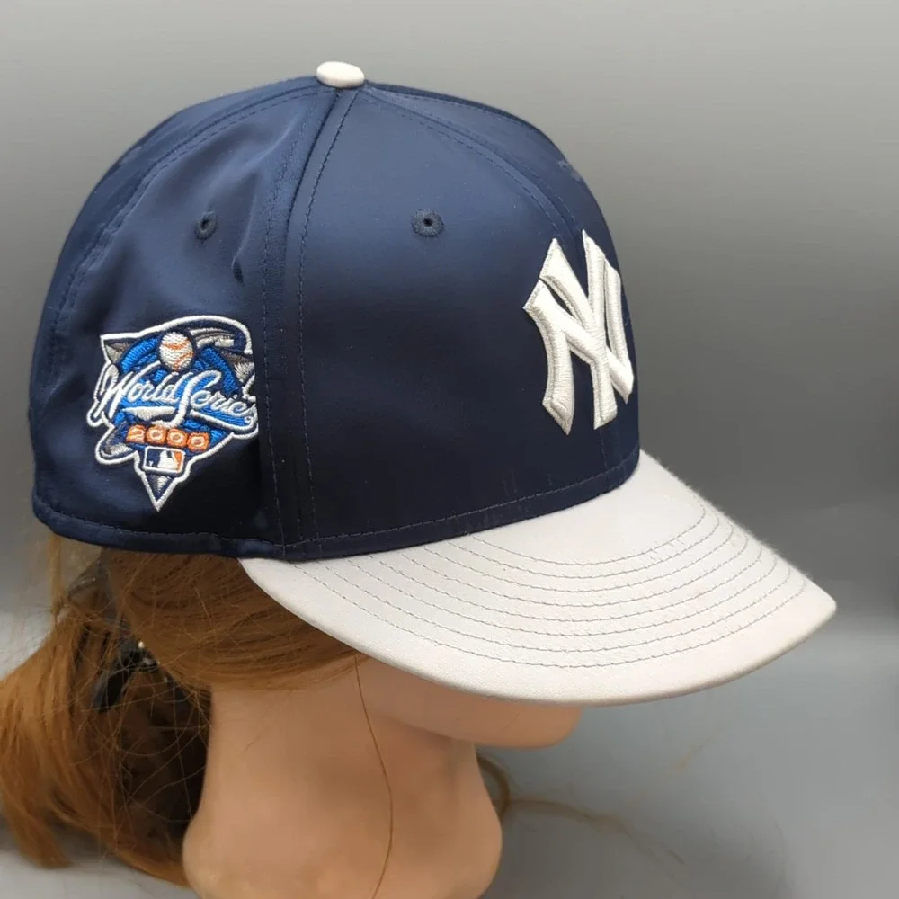 New York Yankees New Era 59FIFTY 2000 World Series Full Satin Fitted Hat 7 3/4
